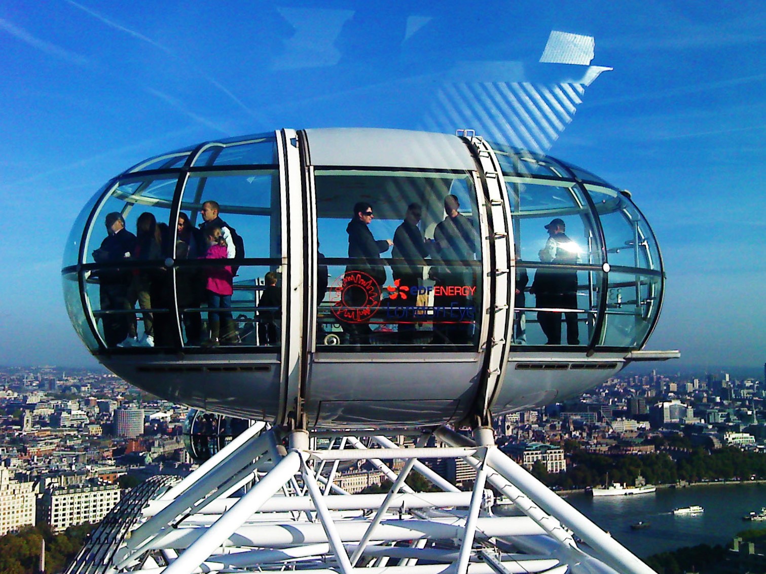 London Eye, putovanje u London